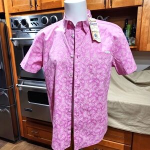 Laguna Short Sleeve Pineapple Pink Floral (NWT) - Mens size M